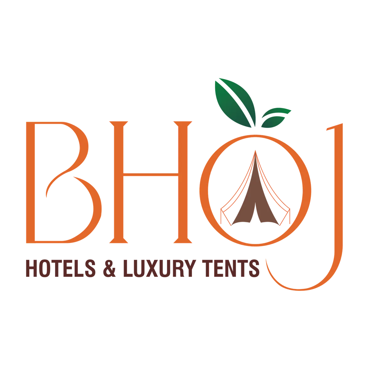 Bhoj Hotels & Luxury Tents logo design by Udaipur Graphic Designer