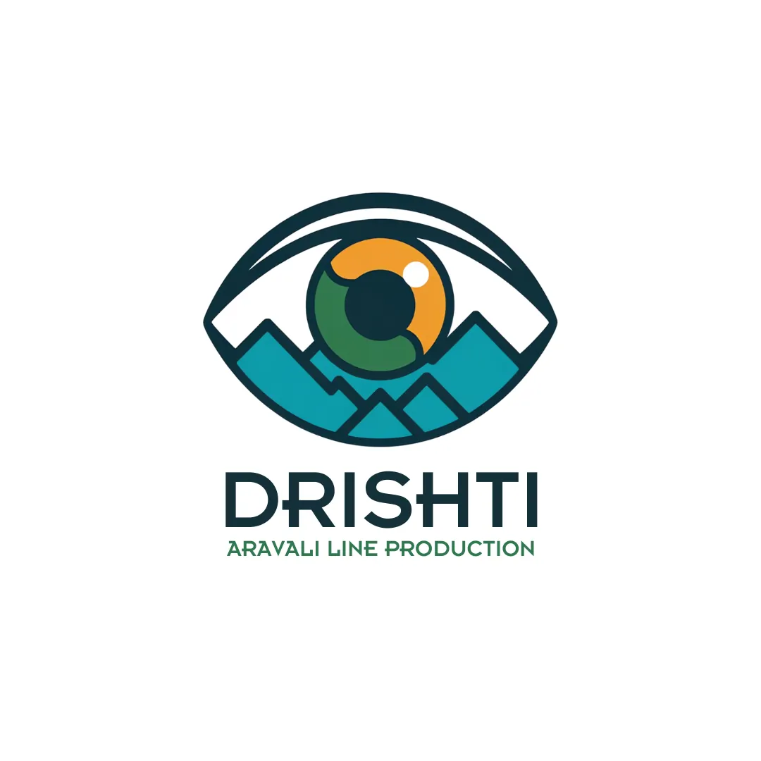 Drishti Aravali Line Production logo design by Udaipur Graphic Designer