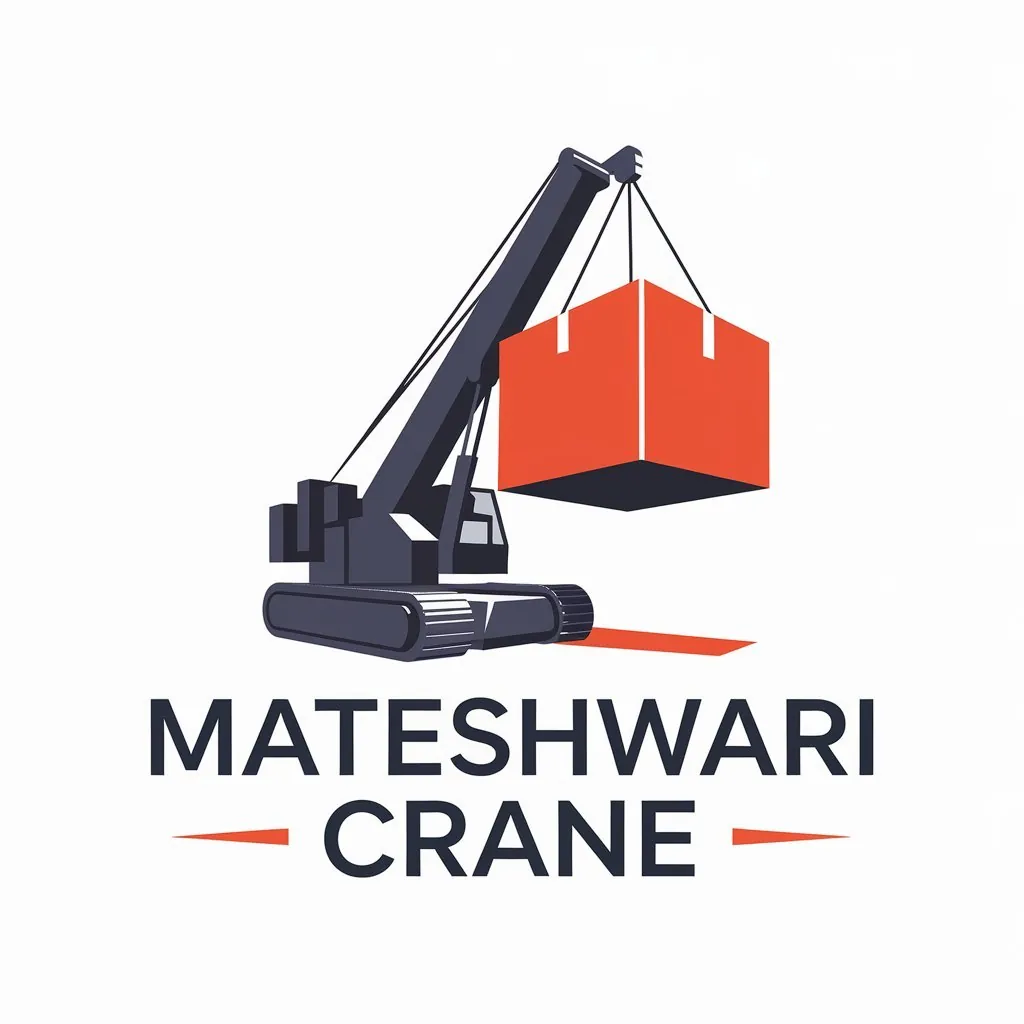 Mateshwari Crane Udaipur logo design by Udaipur Graphic Designer