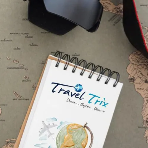 Travel Trix — logos by Udaipur Graphic Designer