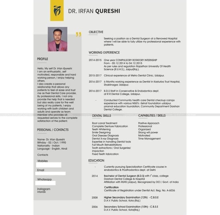 Resume designer in udaipur